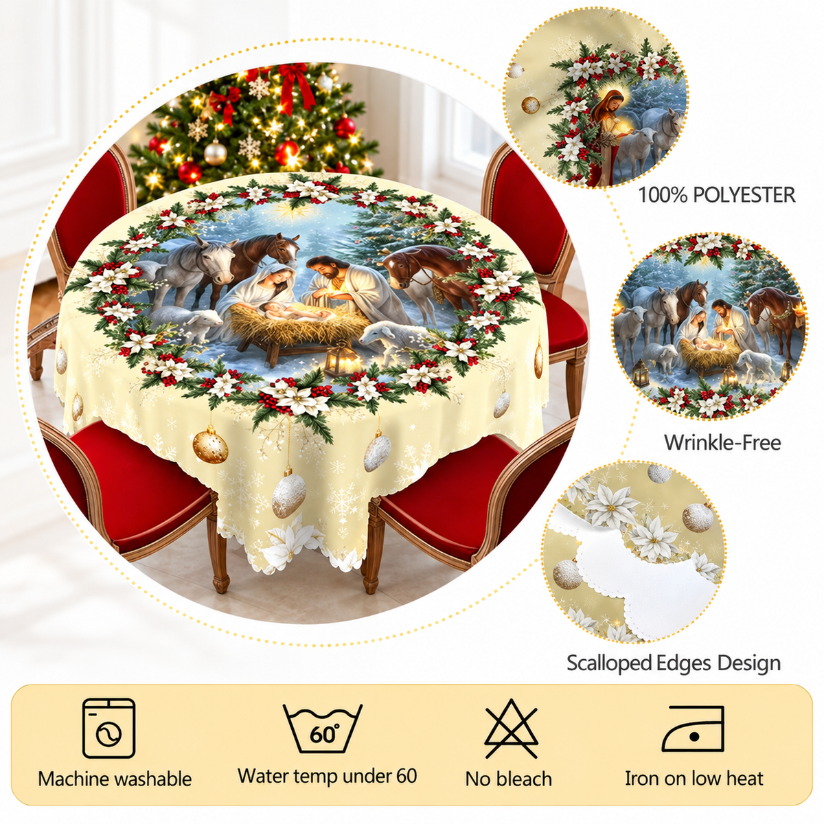 Wreath Nativity