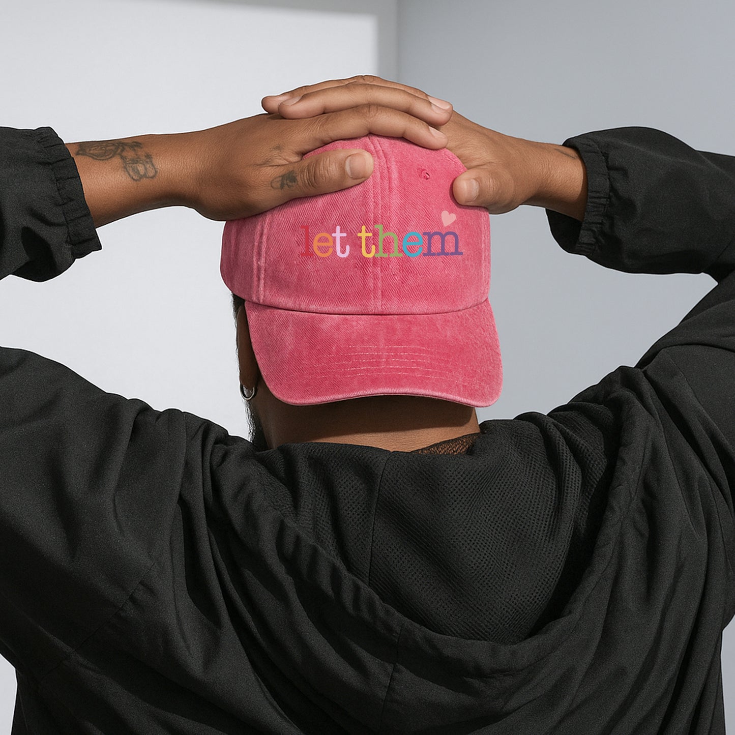 Let Them Baseball Cap - Rainbow Love & Acceptance Hat
