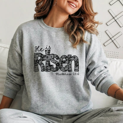 Christian Easter Matthew 28:6 – He is Risen – Unisex Tshirt / Hoodie / Sweatshirt