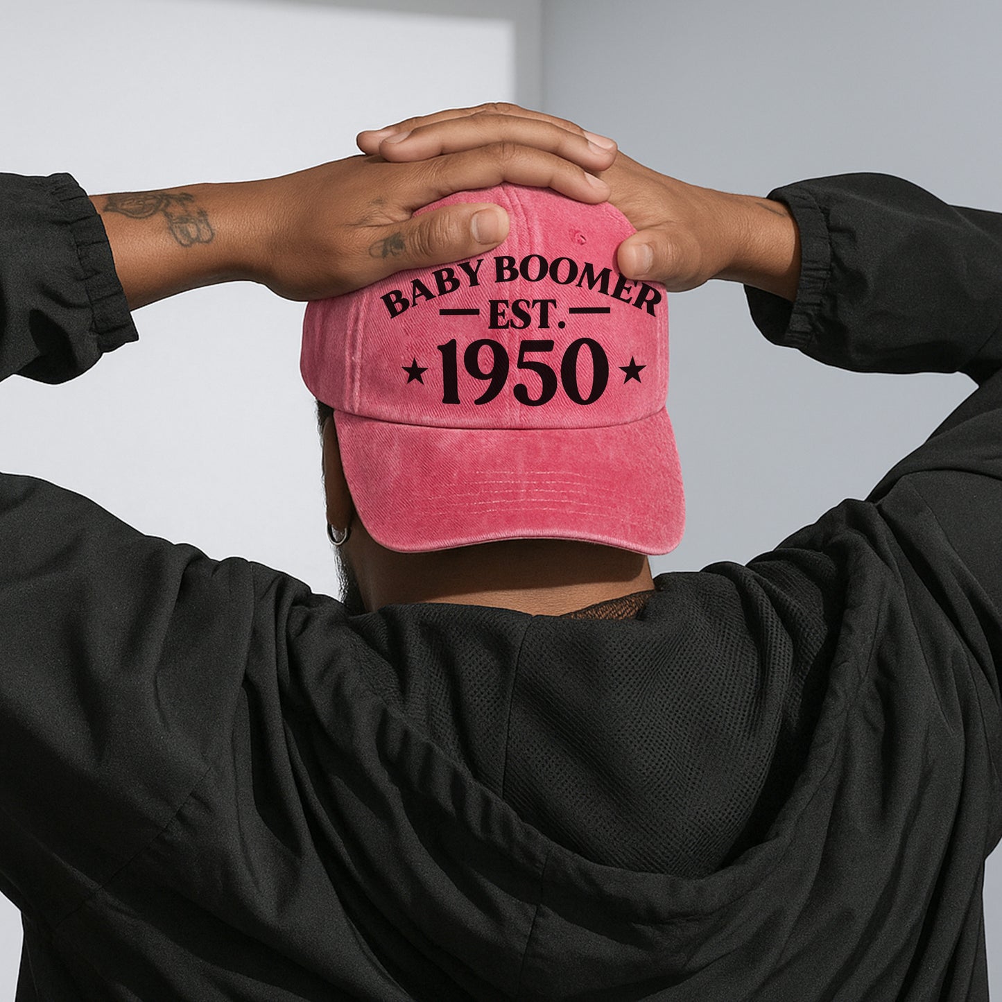 Baby Boomer Est. [Custom Year] Baseball Cap - Generational Pride