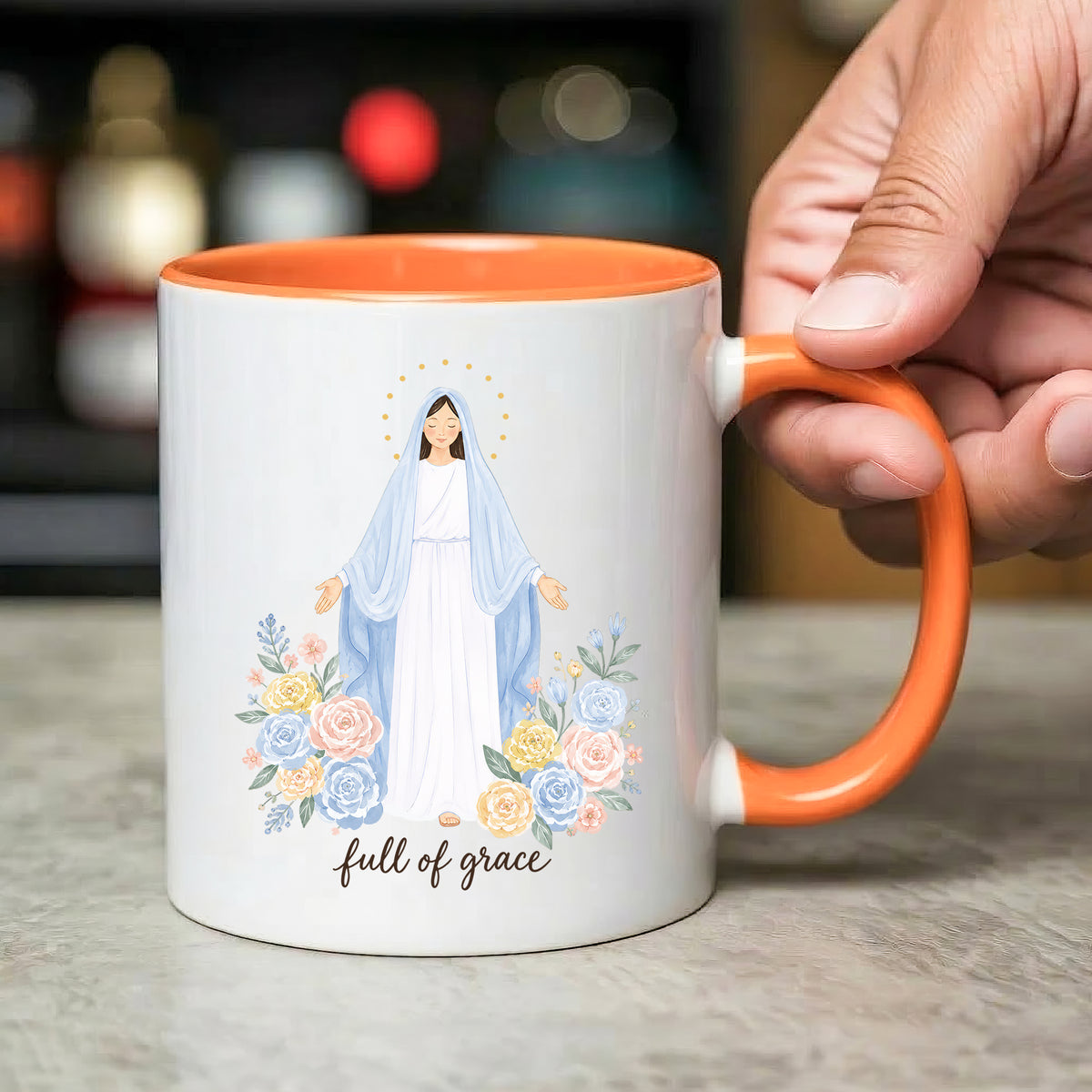 Full of Grace Mug - Perfect Christian Gift, Prayer Mug, or Daily Inspiration