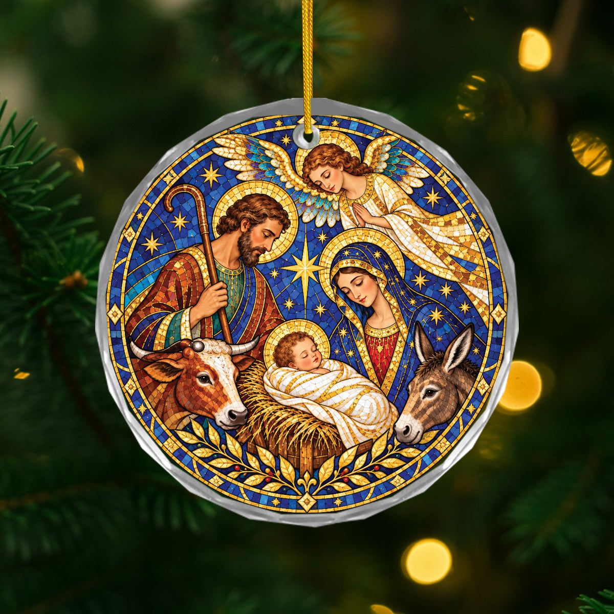 Stained Holy Family