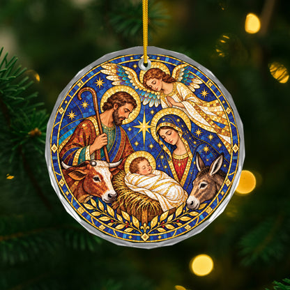 Stained Holy Family