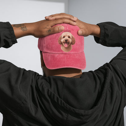 Rocksie Baseball Cap - Cute Dog Lover Hat