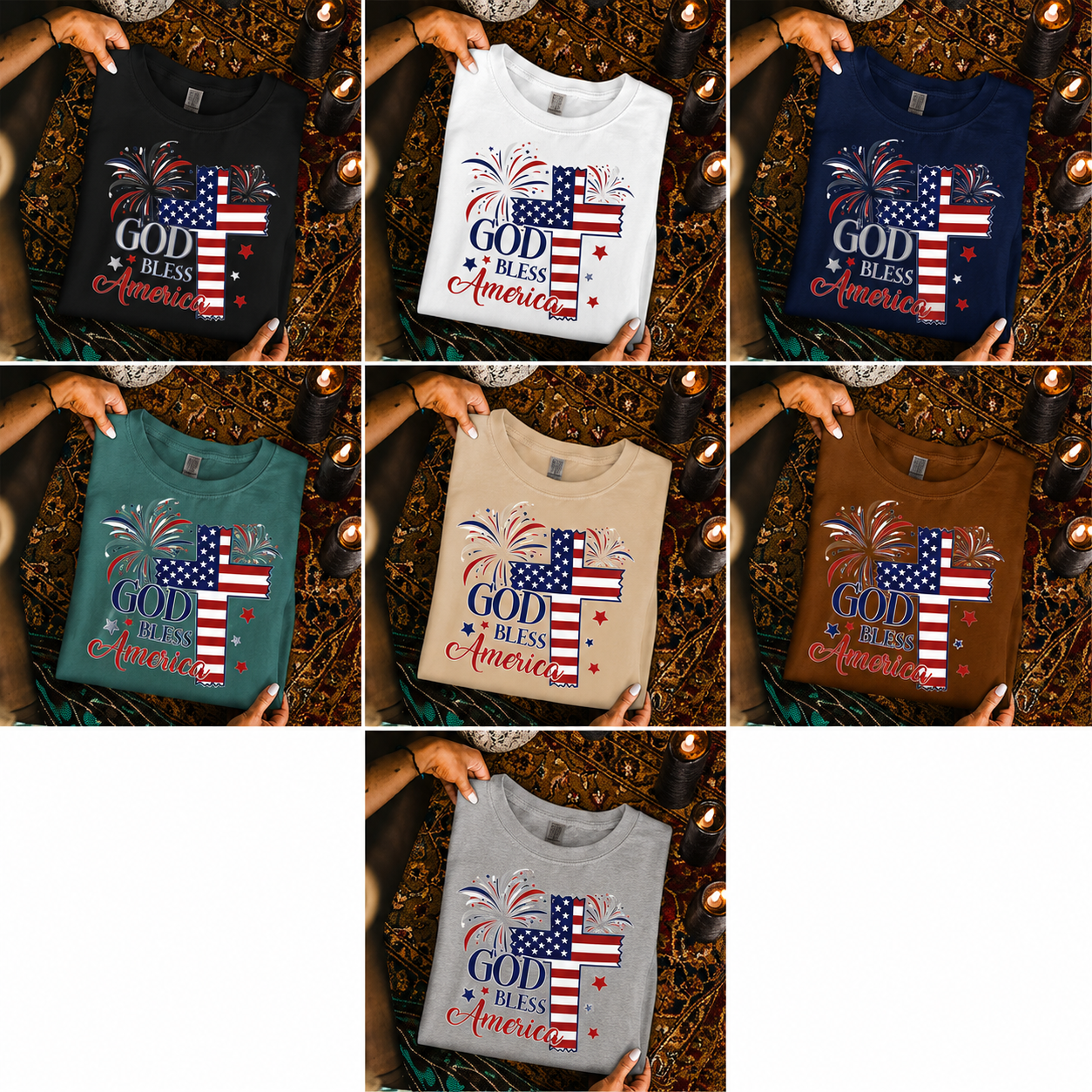 Faith & Freedom God Bless America – Unisex Tshirt / Hoodie / Sweatshirt