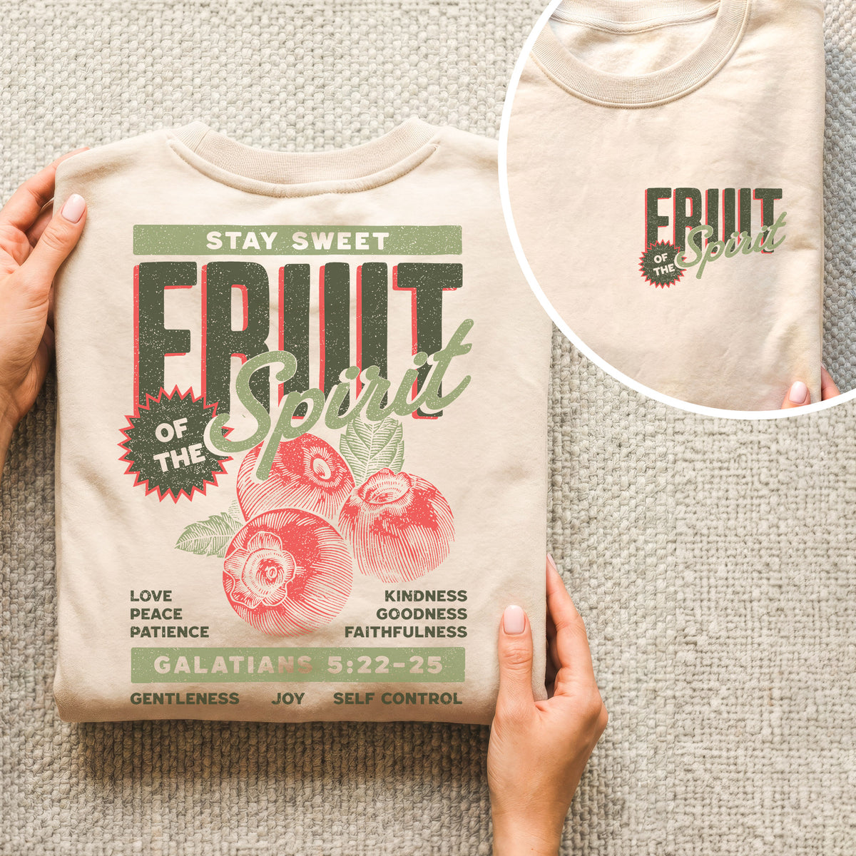 Fruit of the Spirit Christian – Two Sides – Unisex Tshirt /Hoodie/Sweatshirt