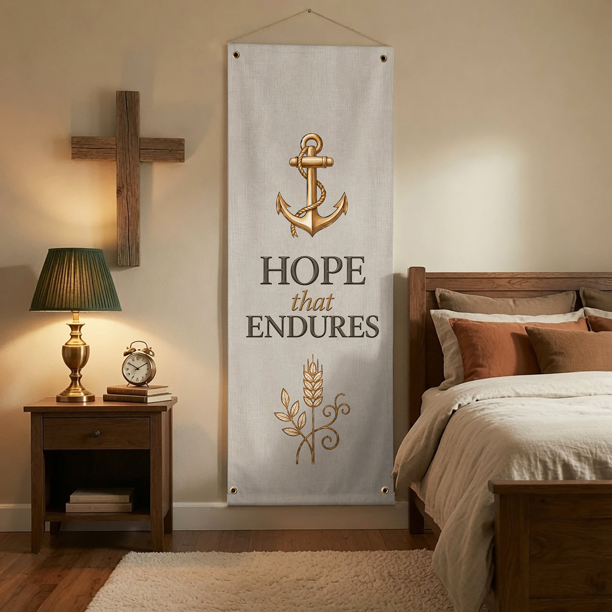 Christian Faith & Hope Banner Set – Elegant Religious Hanging Decor