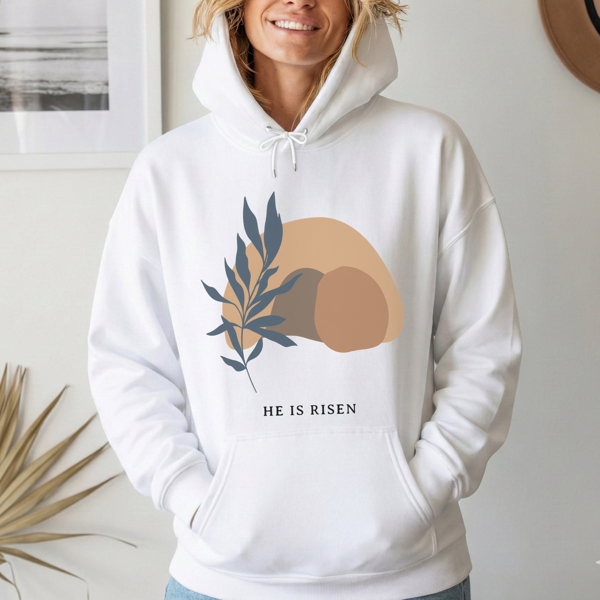Minimalist Easter Resurrection – He is Risen – Unisex Tshirt / Hoodie / Sweatshirt