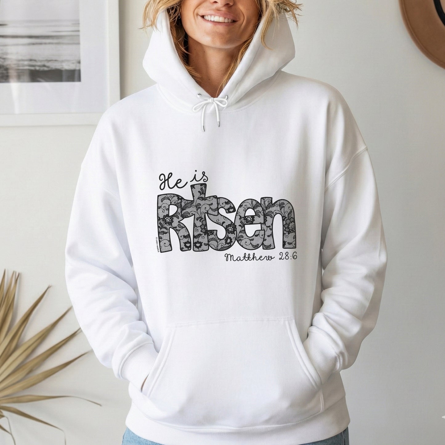 Christian Easter Matthew 28:6 – He is Risen – Unisex Tshirt / Hoodie / Sweatshirt