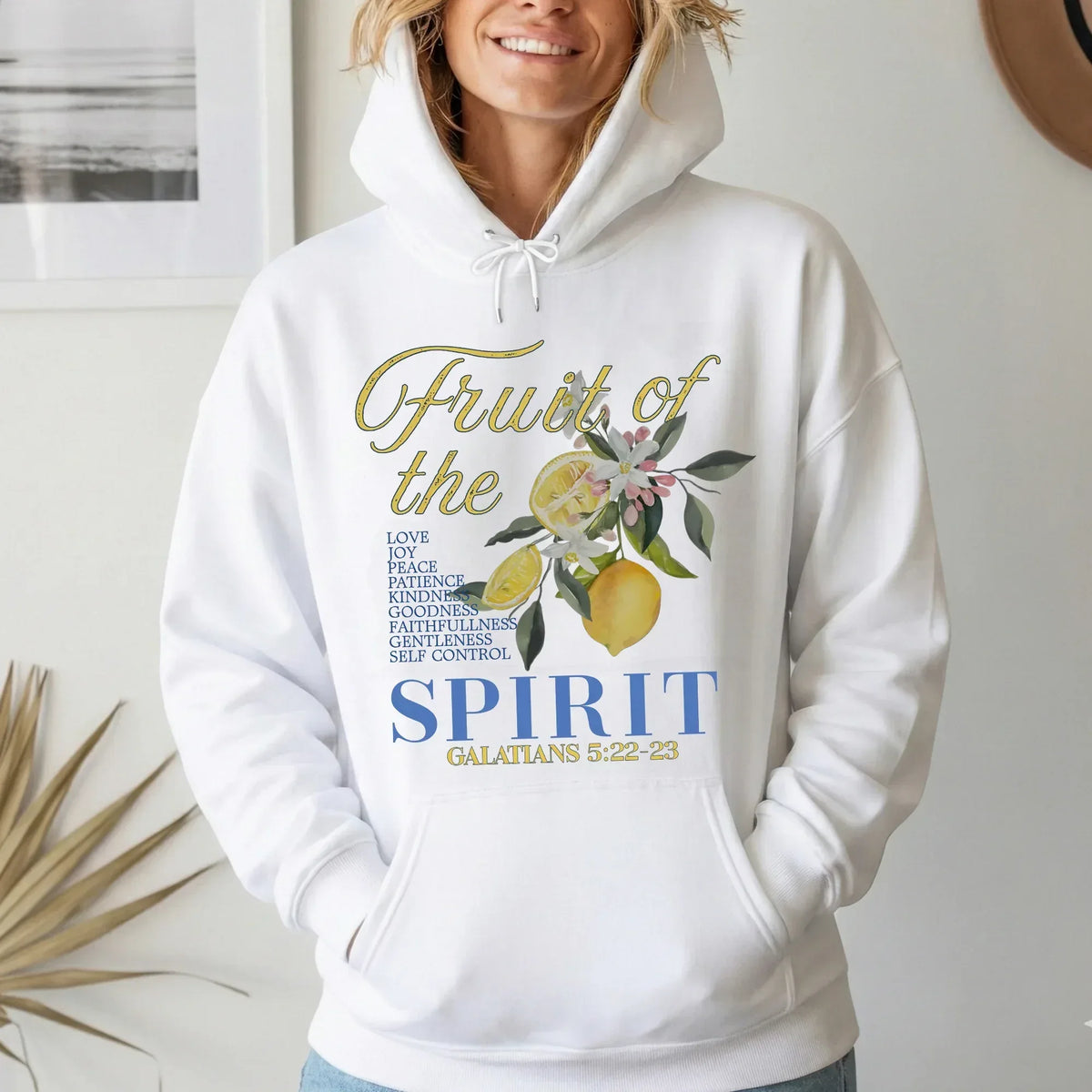 Fruit of the Spirit Citrus Floral Design – Faith Floral – Unisex Tshirt / Hoodie / Sweatshirt - Faith Guided Life