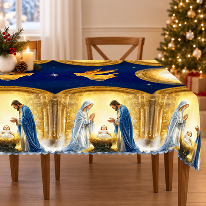 Golden Angel Nativity