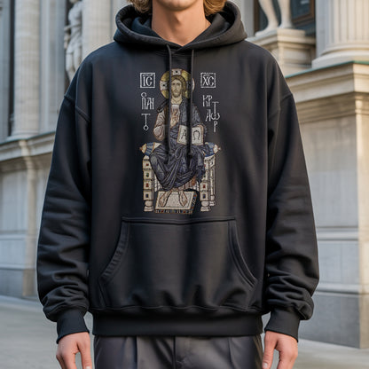Byzantine Orthodox Jesus Christ Pantocrator T-Shirt - IC XC NIKA Traditional Icon