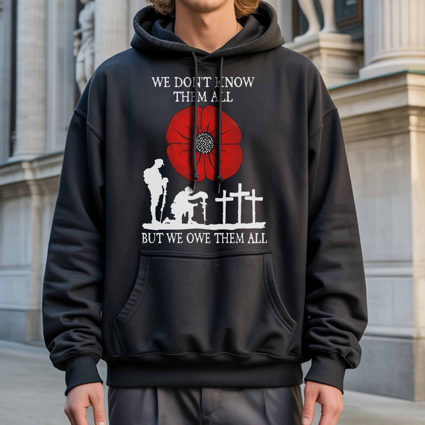 We Don't Know Them All But We Owe Them All T-Shirt - Memorial Tribute