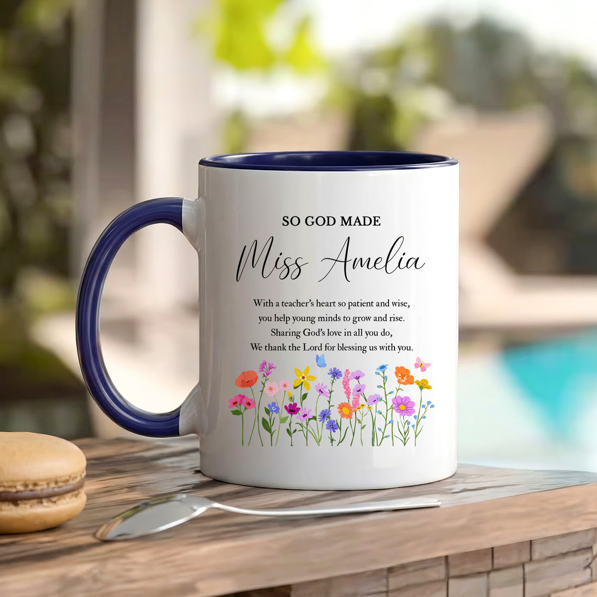 Custom Name Teacher Mug – Appreciation Gift for Teachers