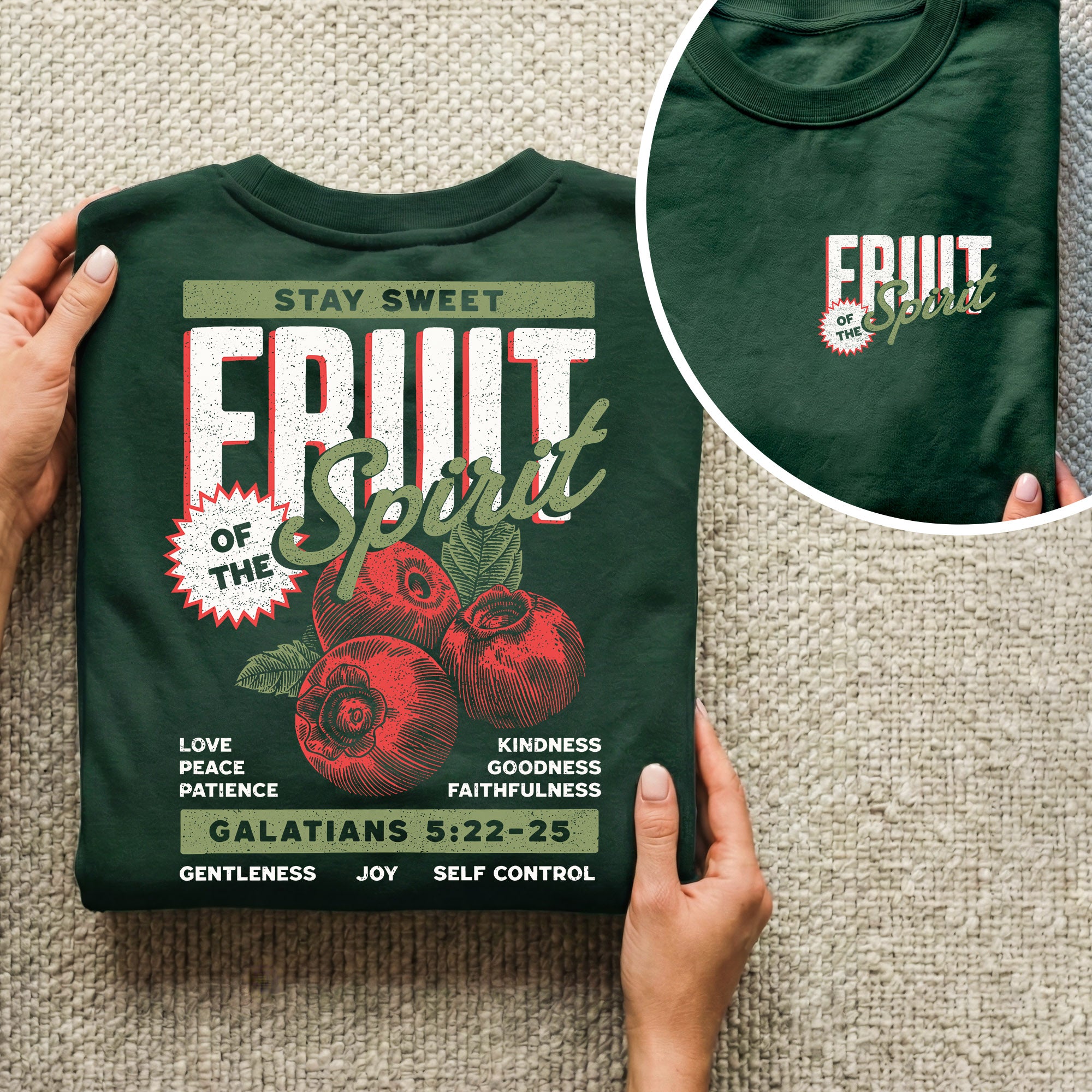 Fruit of the Spirit Christian – Two Sides – Unisex Tshirt /Hoodie/Sweatshirt