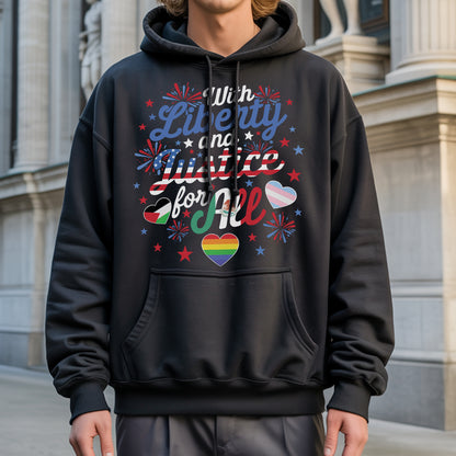 With Liberty and Justice for All T-Shirt - Unity & Equality