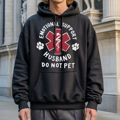 Emotional Support Husband T-Shirt - Do Not Pet