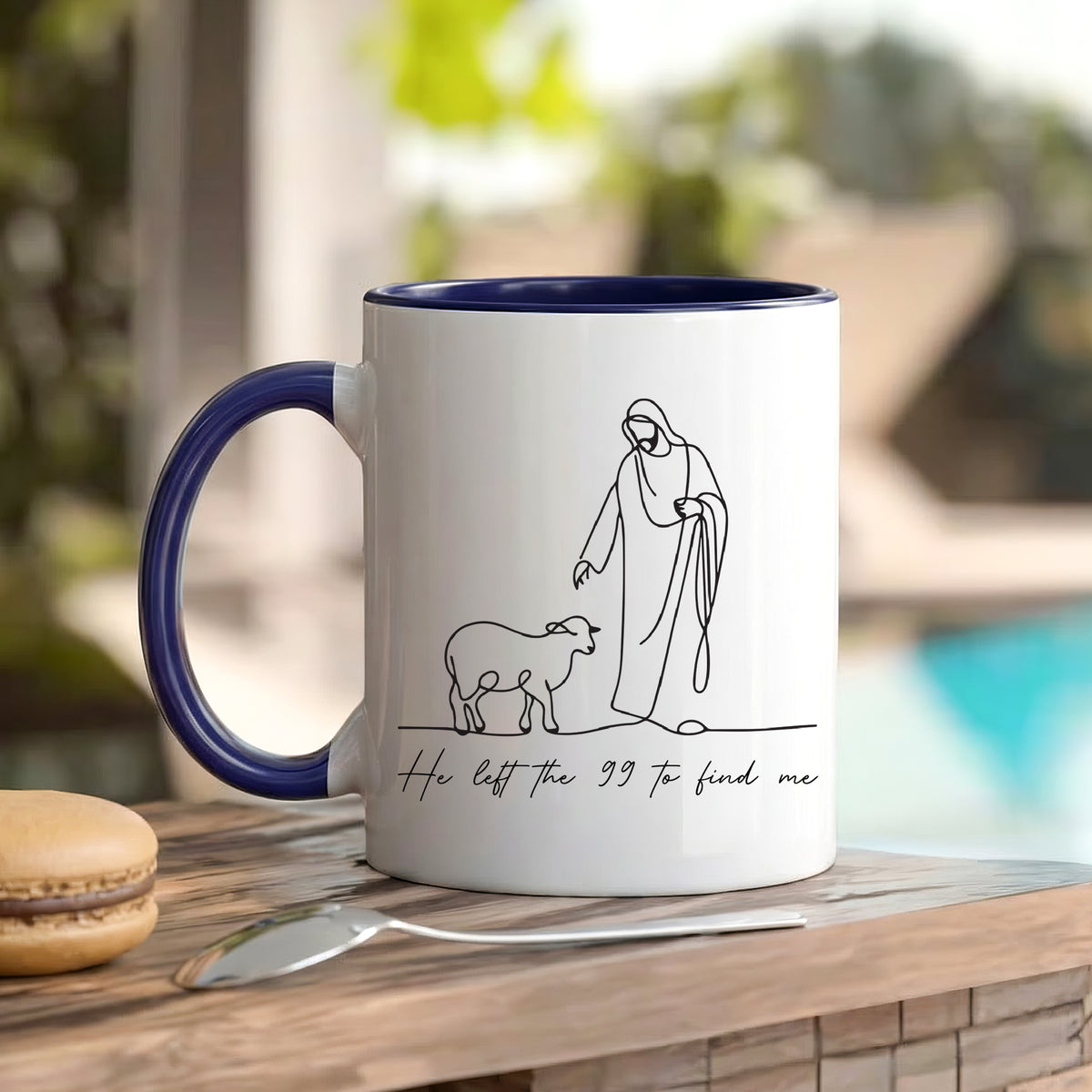 He Left The 99 to Find Me Mug - Perfect Christian Gift, Prayer Mug, or Daily Inspiration