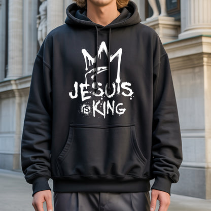 Jesus Is King – Bold Christian Streetwear with Crown Graphic