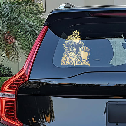 Dios Por Delante Decal Large Graphic for Trucks, Cars, Walls