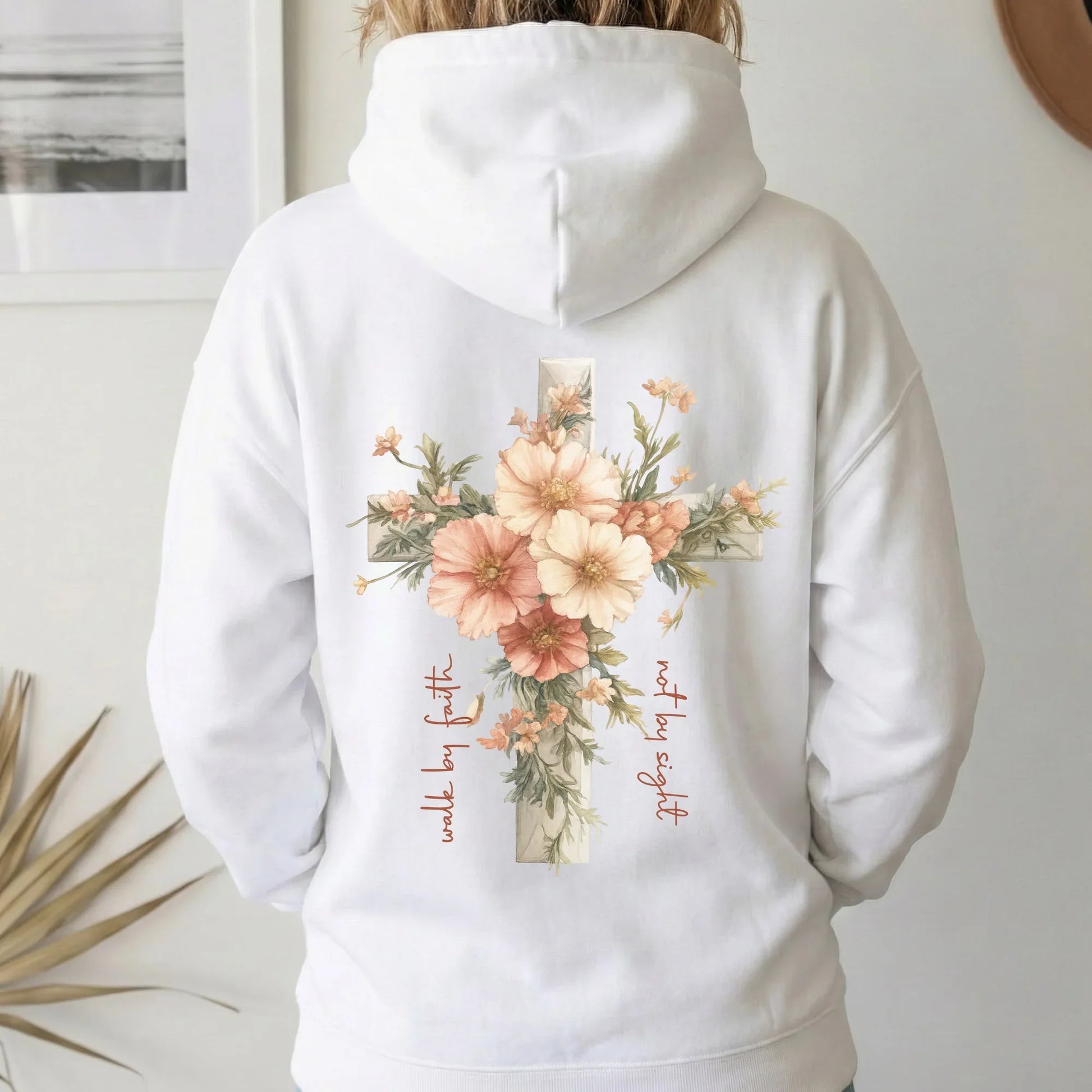 Jesus Is The Light Floral Cross Designs - Faith Floral - Unisex Tshirt / Hoodie / Sweatshirt - Faith Guided Life