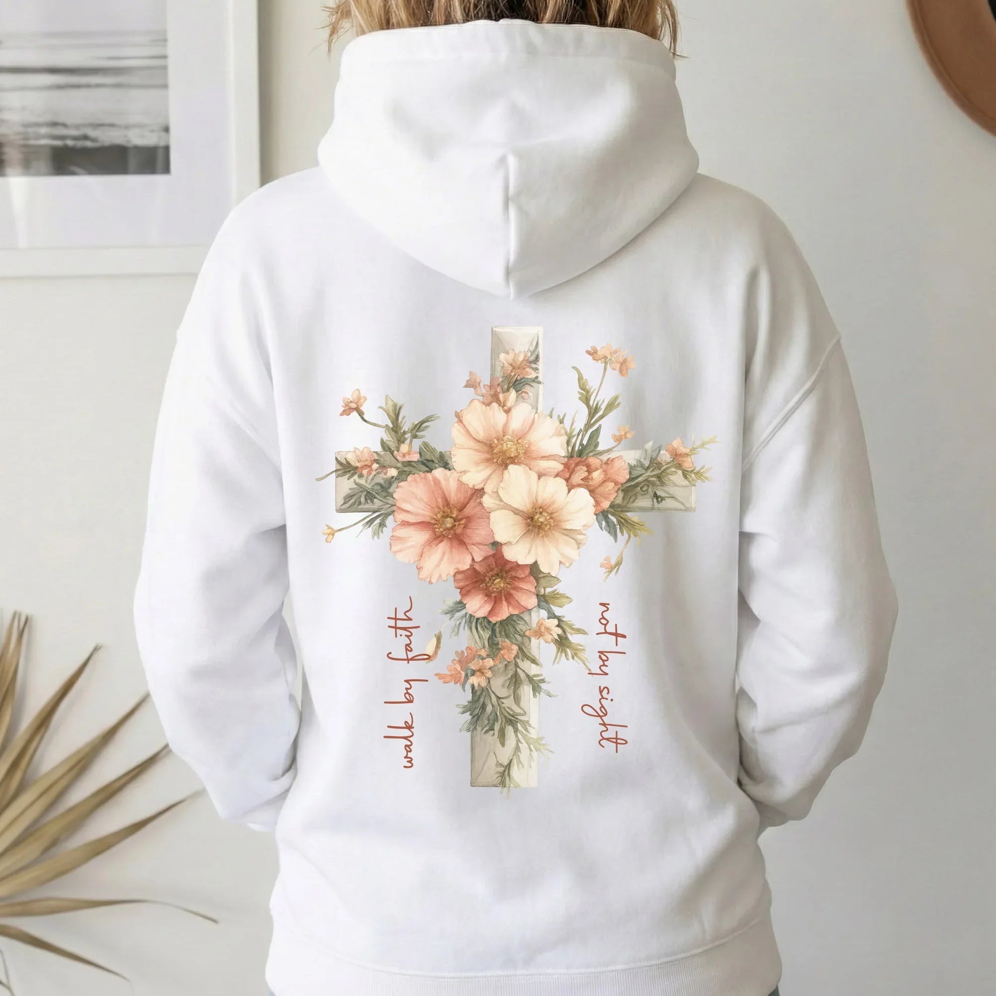 Jesus Is The Light Floral Cross Designs - Faith Floral - Unisex Tshirt / Hoodie / Sweatshirt - Faith Guided Life