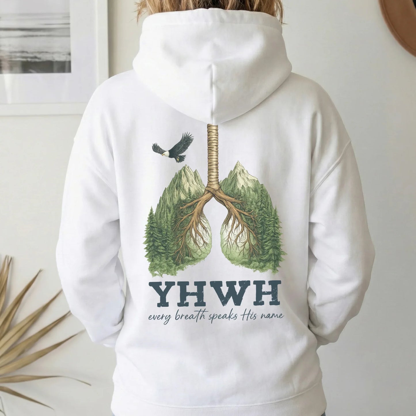 YHWH Every Breath Speaks His Name - Faith Floral - Unisex Tshirt / Hoodie / Sweatshirt - Faith Guided Life
