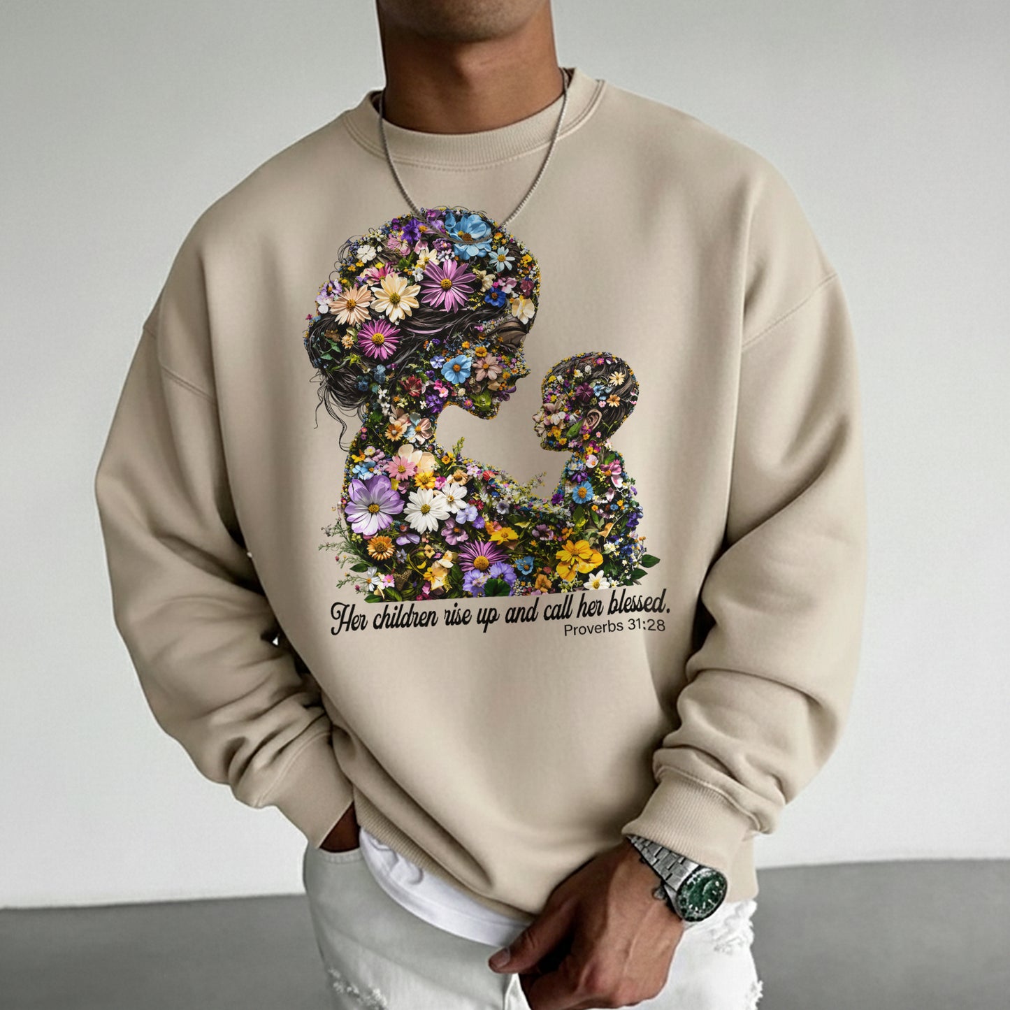 Floral Motherhood - Proverbs 31:28 – Unisex Tshirt / Hoodie / Sweatshirt
