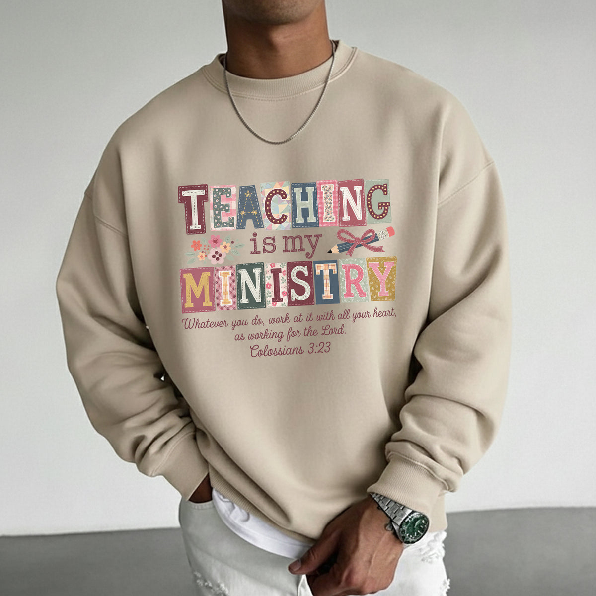 Teaching Is My Ministry Christian Teacher – Unisex Tshirt / Hoodie / Sweatshirt