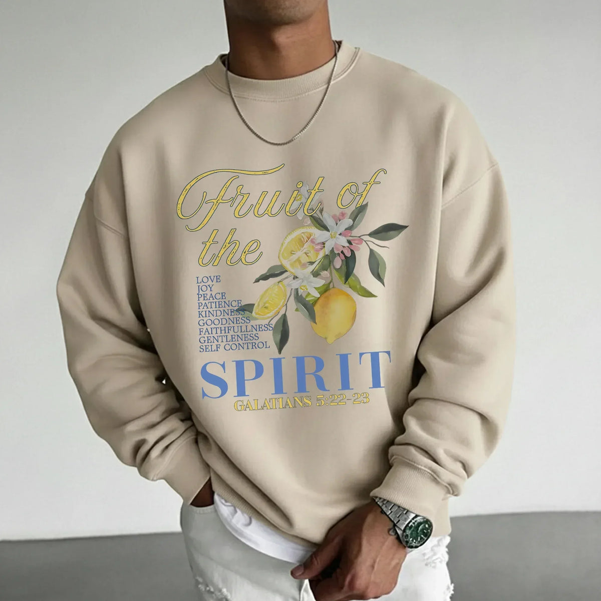 Fruit of the Spirit Citrus Floral Design – Faith Floral – Unisex Tshirt / Hoodie / Sweatshirt - Faith Guided Life