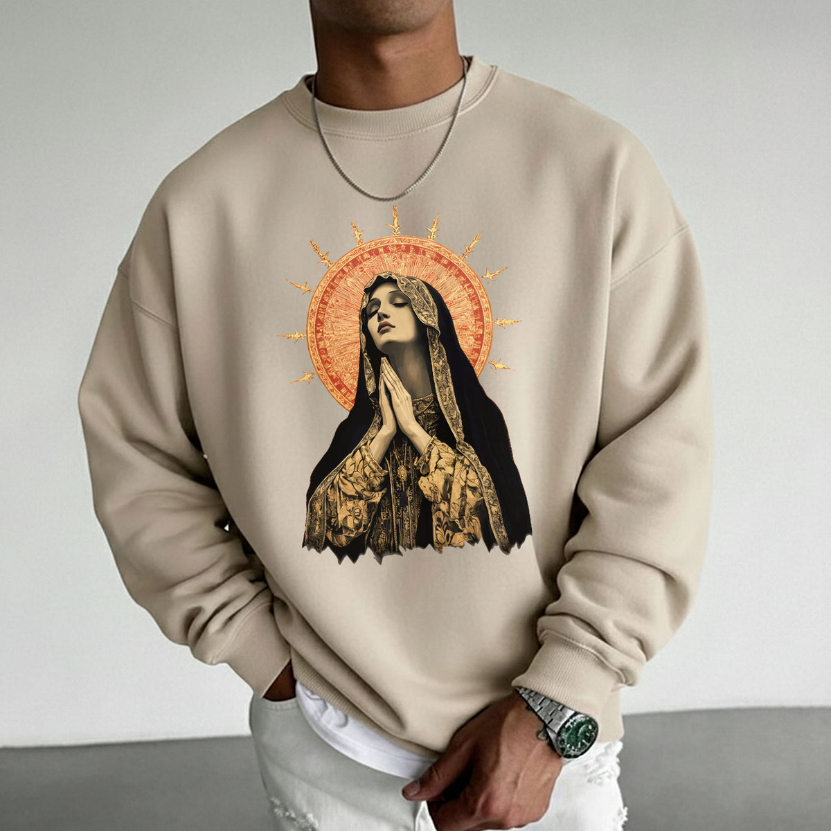 Blessed Virgin Mary Devotional Art – Unisex Tshirt / Hoodie / Sweatshirt