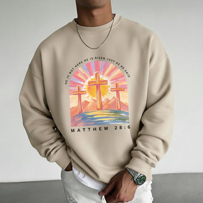 He Is Not Here Just As He Said – He is Risen – Unisex Tshirt / Hoodie / Sweatshirt