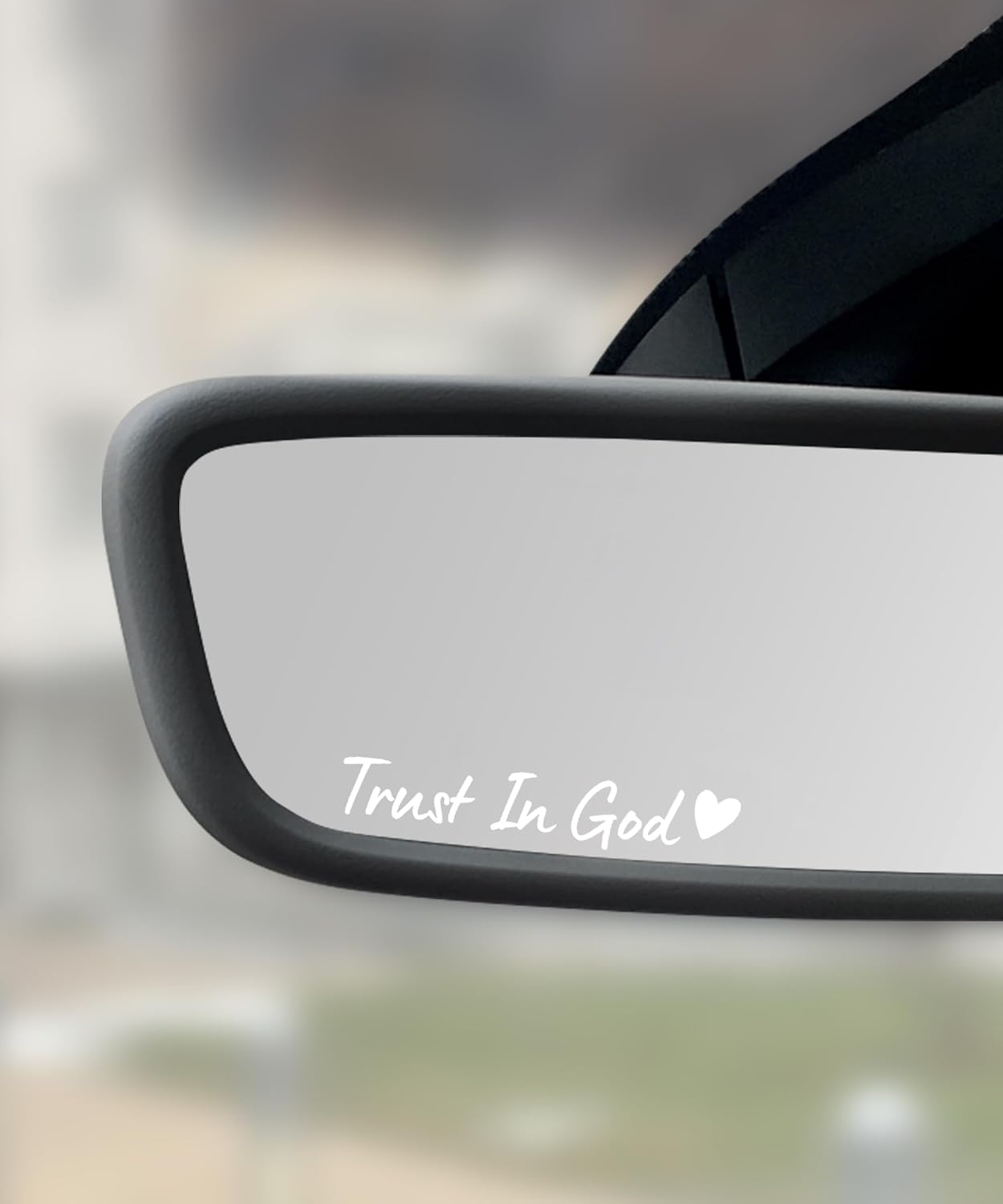 Trust in God Mirror Decals for Cars, Trucks, Motorcycles