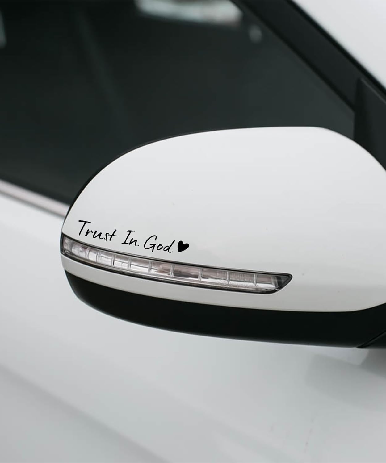 Trust in God Mirror Decals for Cars, Trucks, Motorcycles