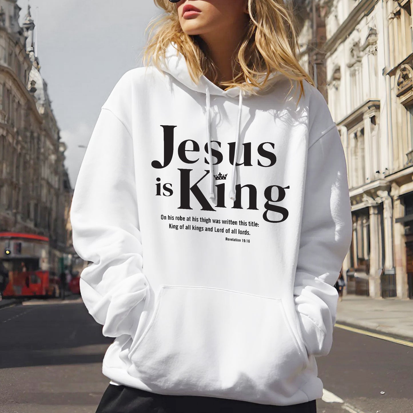 "Jesus is King" Graffiti Style Christian T-Shirt | Faith Guided Life Apparel