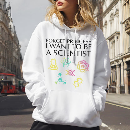Forget Princess I Want To Be A Scientist T-Shirt - STEM Empowerment