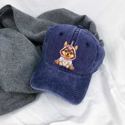 Unicorn Dog Baseball Cap - Magical Pet Lover Hat