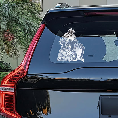 Dios Por Delante Decal Large Graphic for Trucks, Cars, Walls