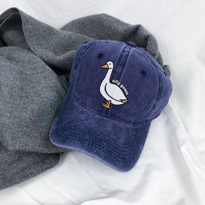 Silly Goose Baseball Cap - Cute Funny Animal Hat