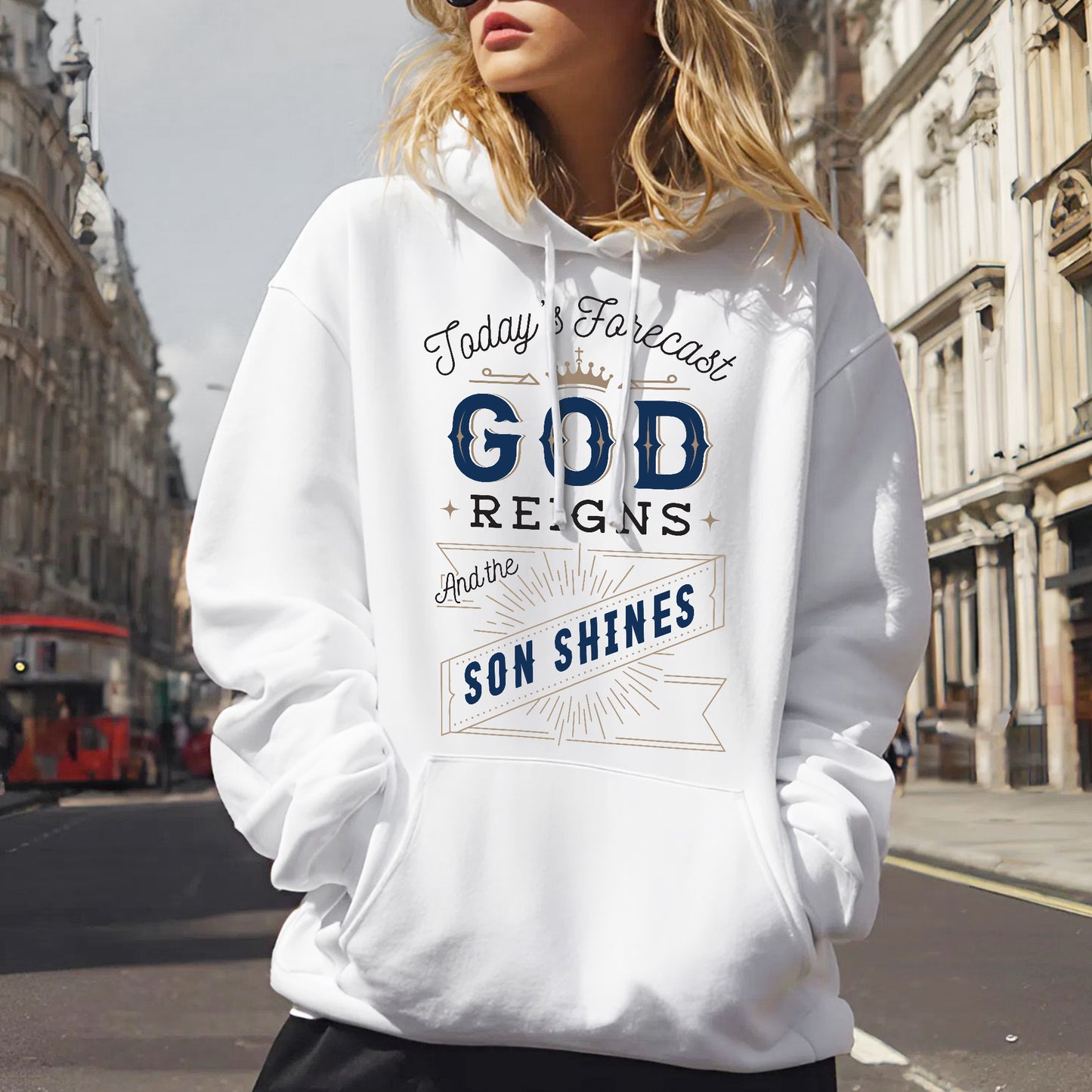Today's Forecast God Reigns And The Son Shines T-Shirt