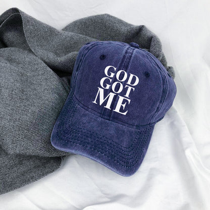 God Got Me Baseball Cap - Bold Christian Faith Hat