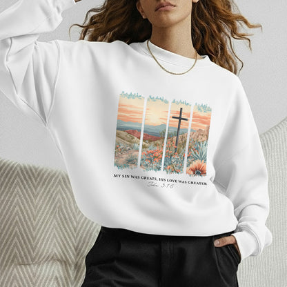John 3:16 Christian Desert Landscape – He is Risen – Unisex Tshirt / Hoodie / Sweatshirt