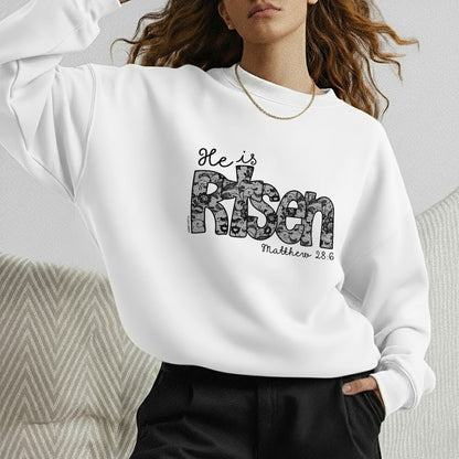 Christian Easter Matthew 28:6 – He is Risen – Unisex Tshirt / Hoodie / Sweatshirt