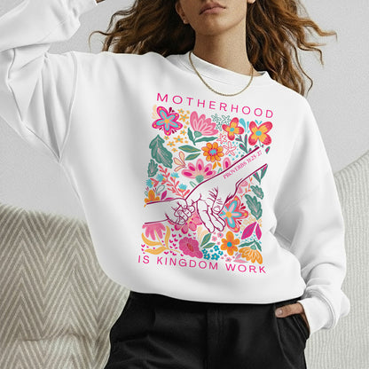 Kingdom Work" - Floral Hand and Flower Design – Unisex Tshirt / Hoodie / Sweatshirt