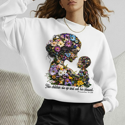 Floral Motherhood - Proverbs 31:28 – Unisex Tshirt / Hoodie / Sweatshirt
