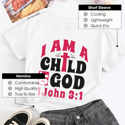 I Am A Child of God 1 John 3:1 T-Shirt - Identity Declaration