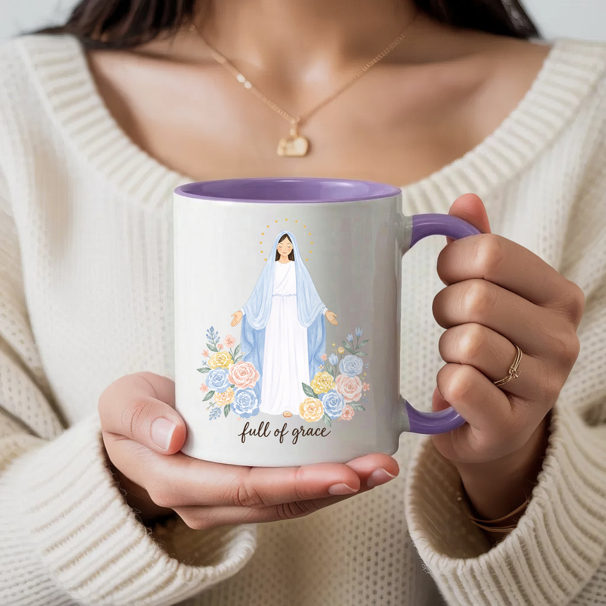 Full of Grace Mug - Perfect Christian Gift, Prayer Mug, or Daily Inspiration