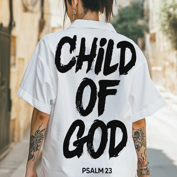 Child Of God Print Hawaiian Shirt 042-A