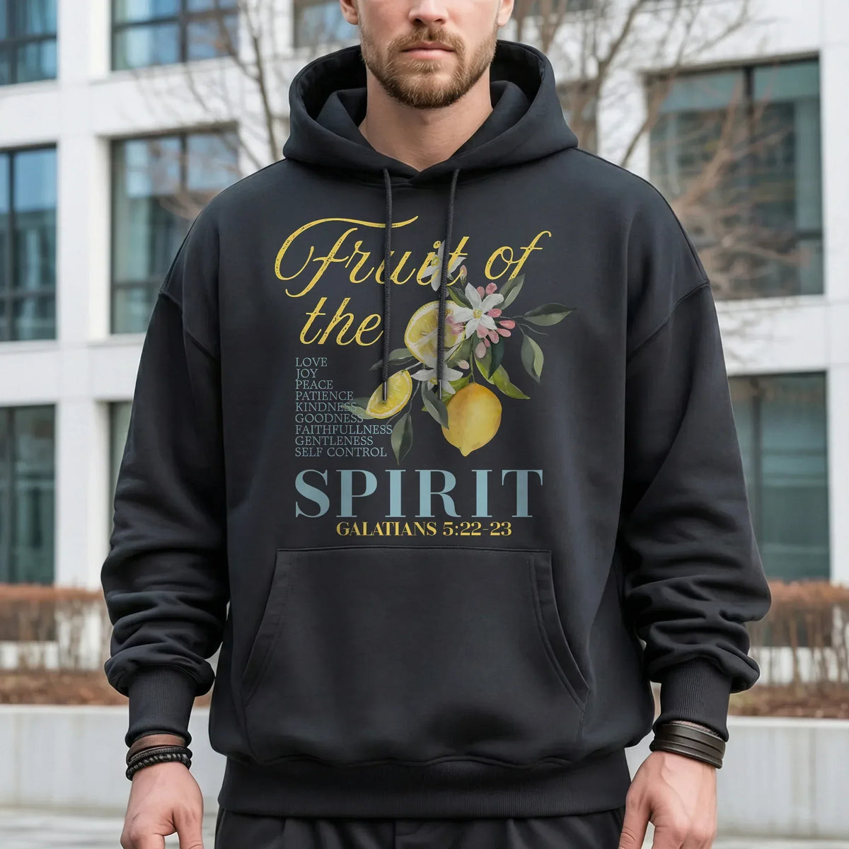Fruit of the Spirit Citrus Floral Design – Faith Floral – Unisex Tshirt / Hoodie / Sweatshirt - Faith Guided Life