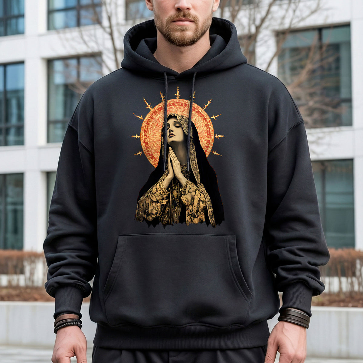 Blessed Virgin Mary Devotional Art – Unisex Tshirt / Hoodie / Sweatshirt